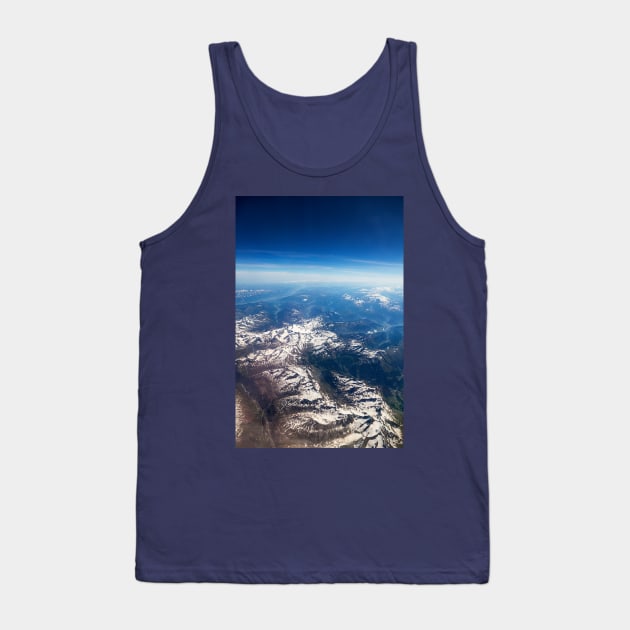 The French Alps Aerial View Tank Top by tommysphotos